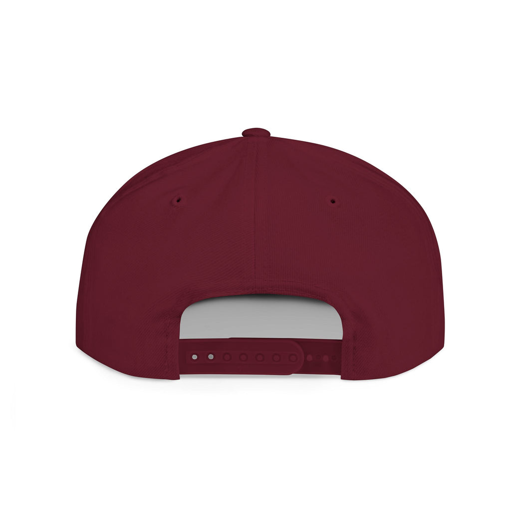 Snapback Hat — Noirél Embroidered Flat Bill Cap 