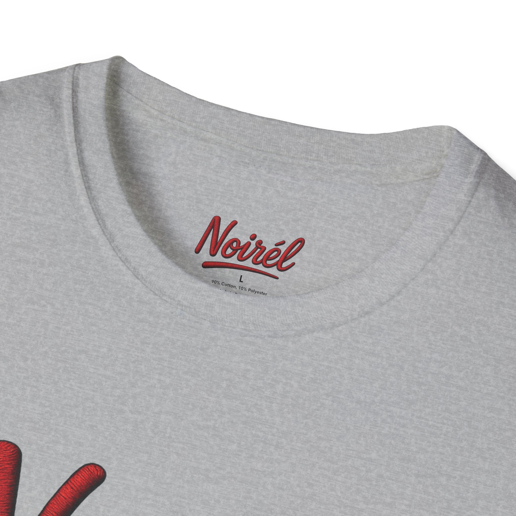 NOIRÉL T-Shirt – Red Script Print