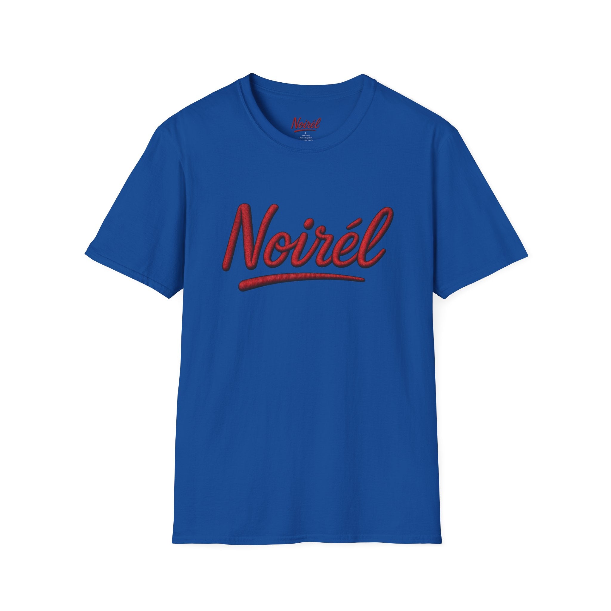 T-Shirt - 'Noirél' Retro Script Graphic Tee