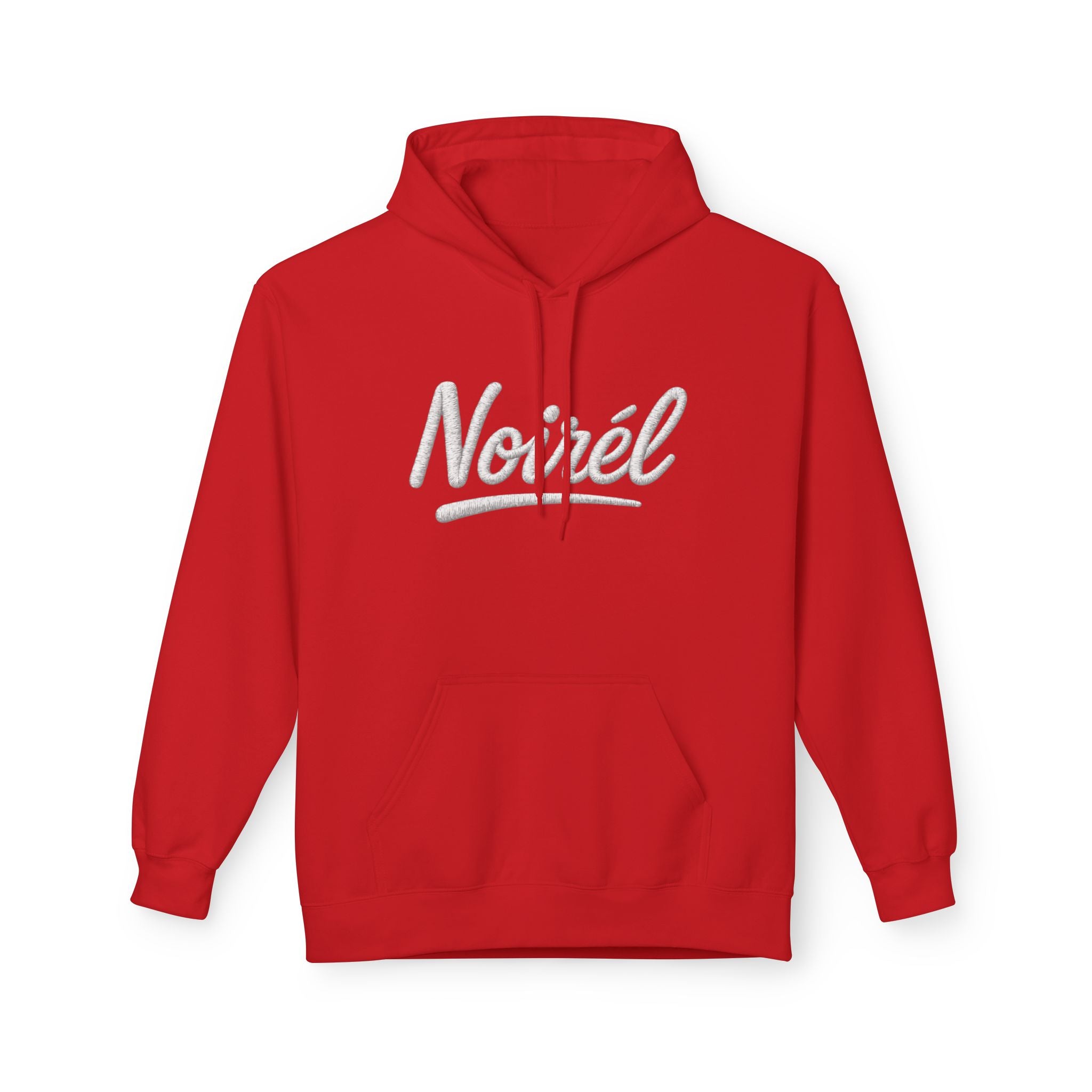NOIREL Hoodie – white Script Print