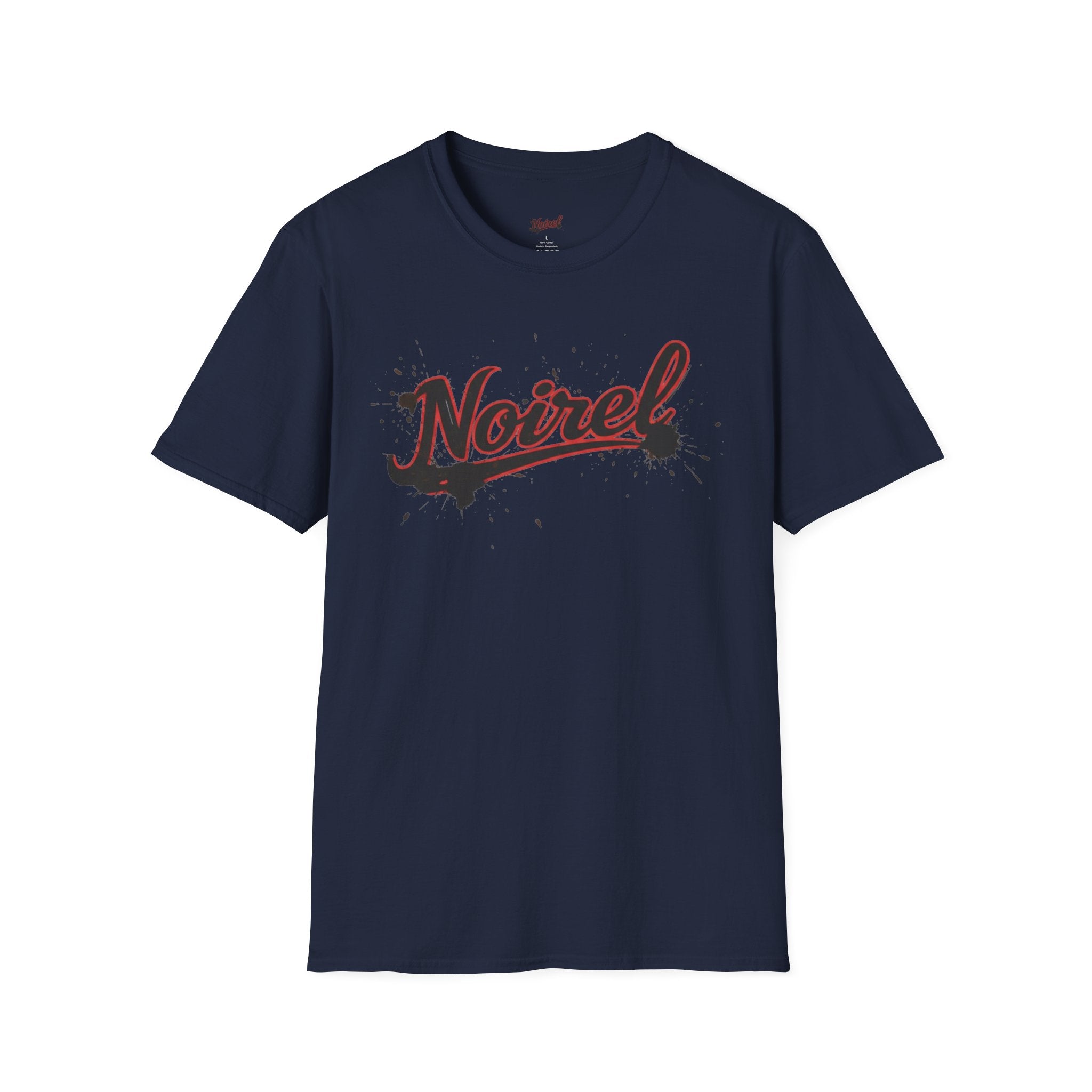 Noirel Script T-Shirt – Retro Brush Logo Tee