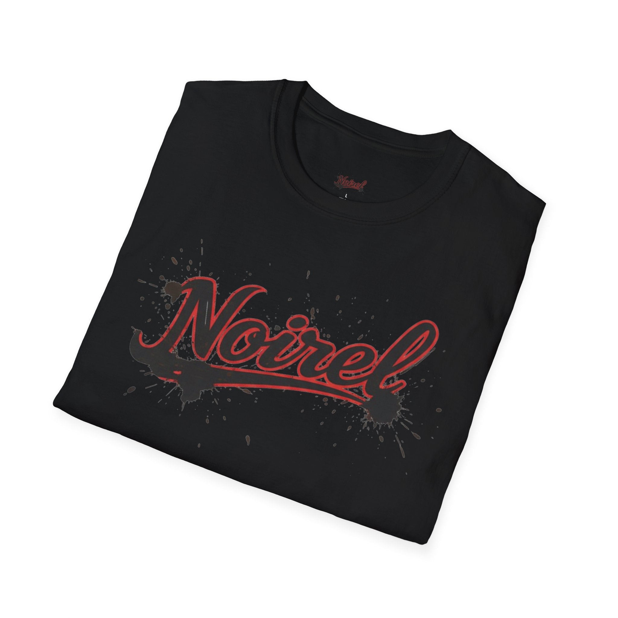 Noirel Script T-Shirt – Retro Brush Logo Tee