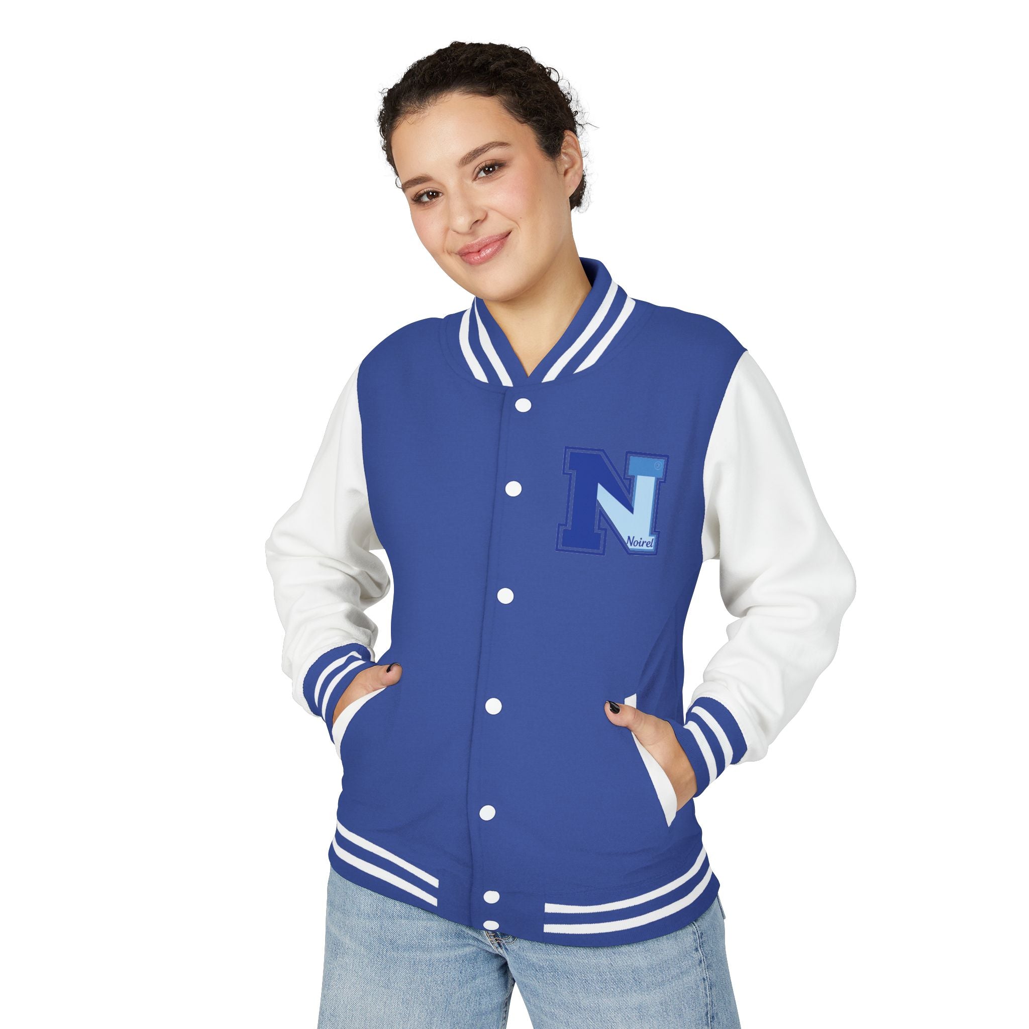 NOIRÉL Varsity Jacket – Blue White