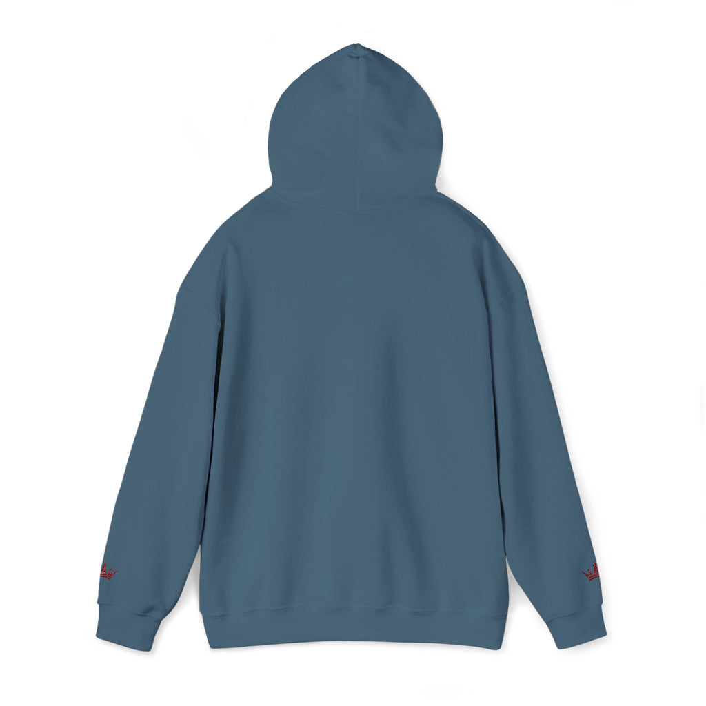 NOIRÉL Script Hoodie – Rot gesticktes Logo