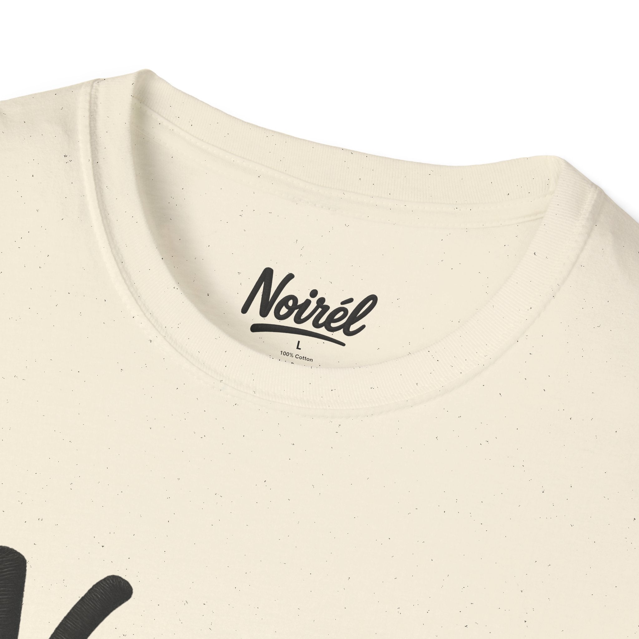 NOIRÉL T-Shirt – Black Script Print
