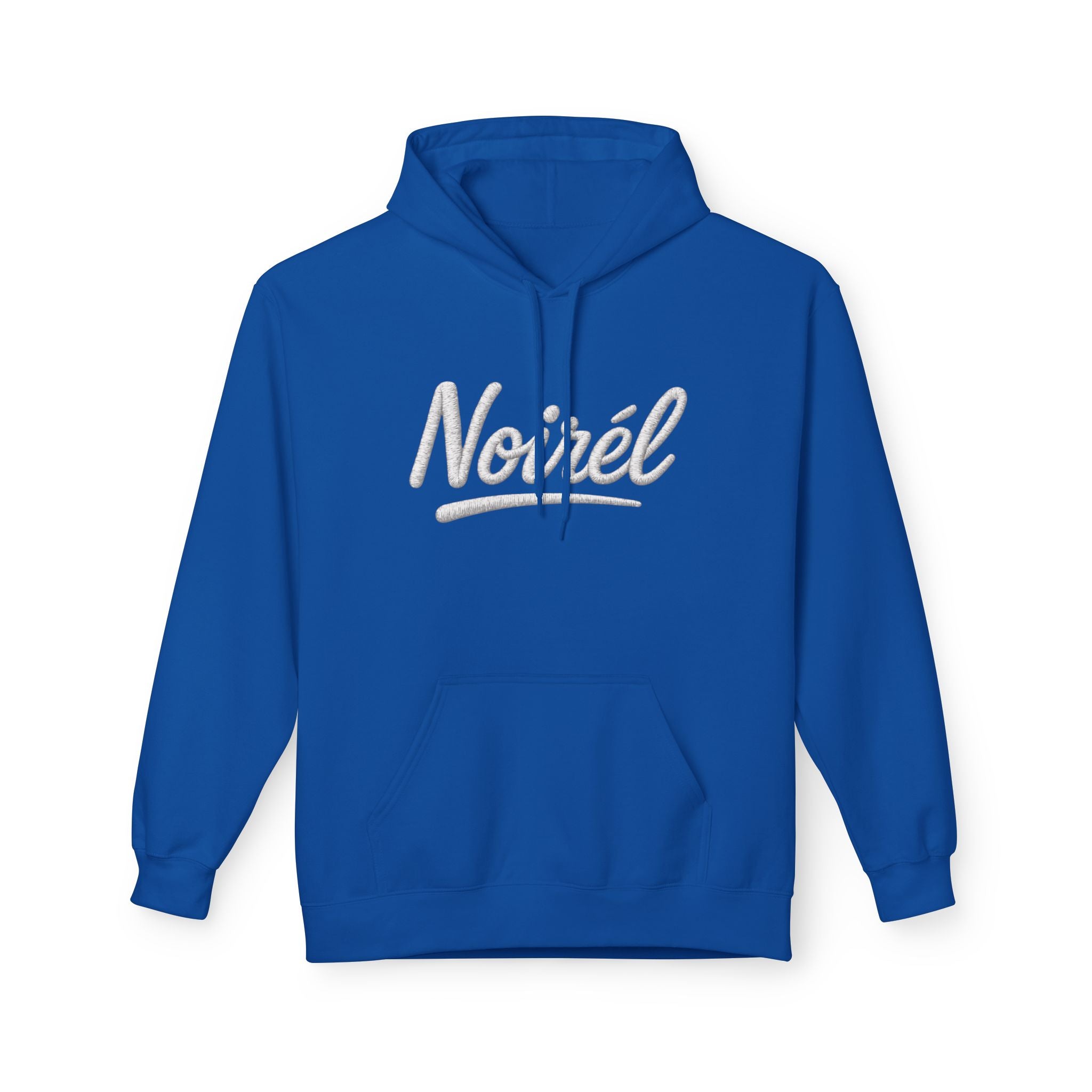 NOIREL Hoodie – white Script Print