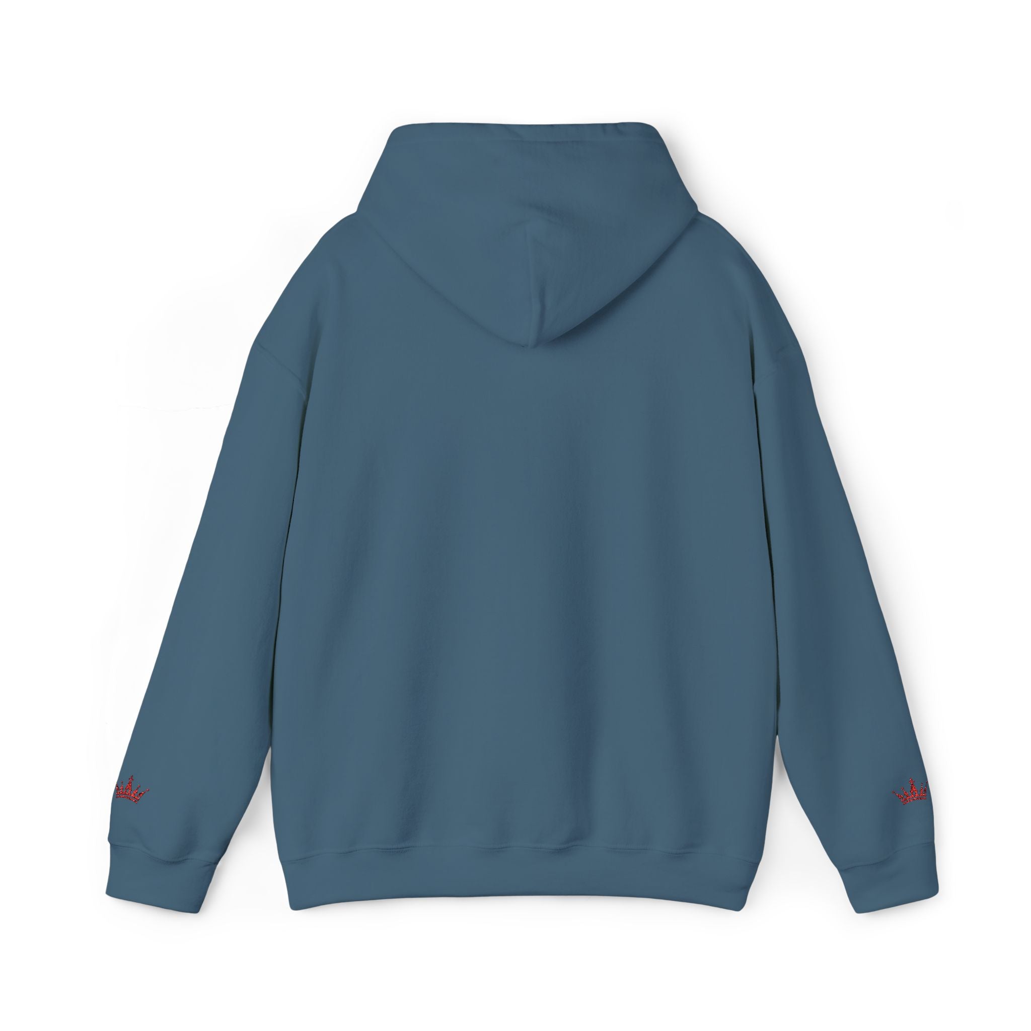 NOIRÉL Script Hoodie – Rot gesticktes Logo