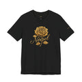 NOIRÉL T-Shirt – Gold Rose Angel