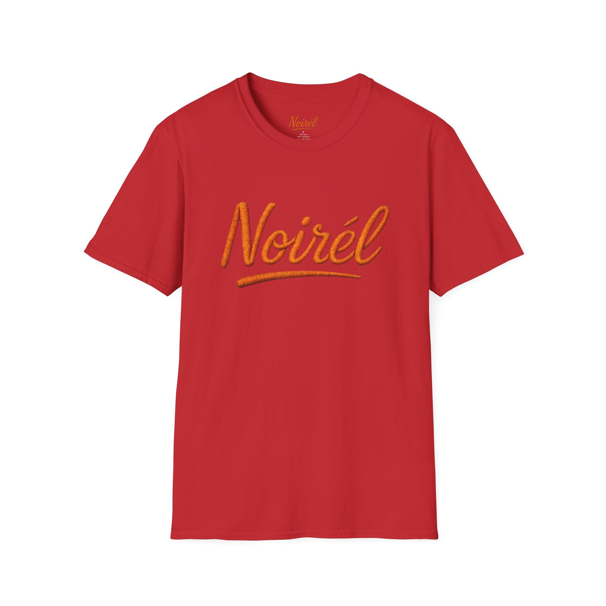 Noirél Script T-Shirt — Retro Handwritten Logo Tee
