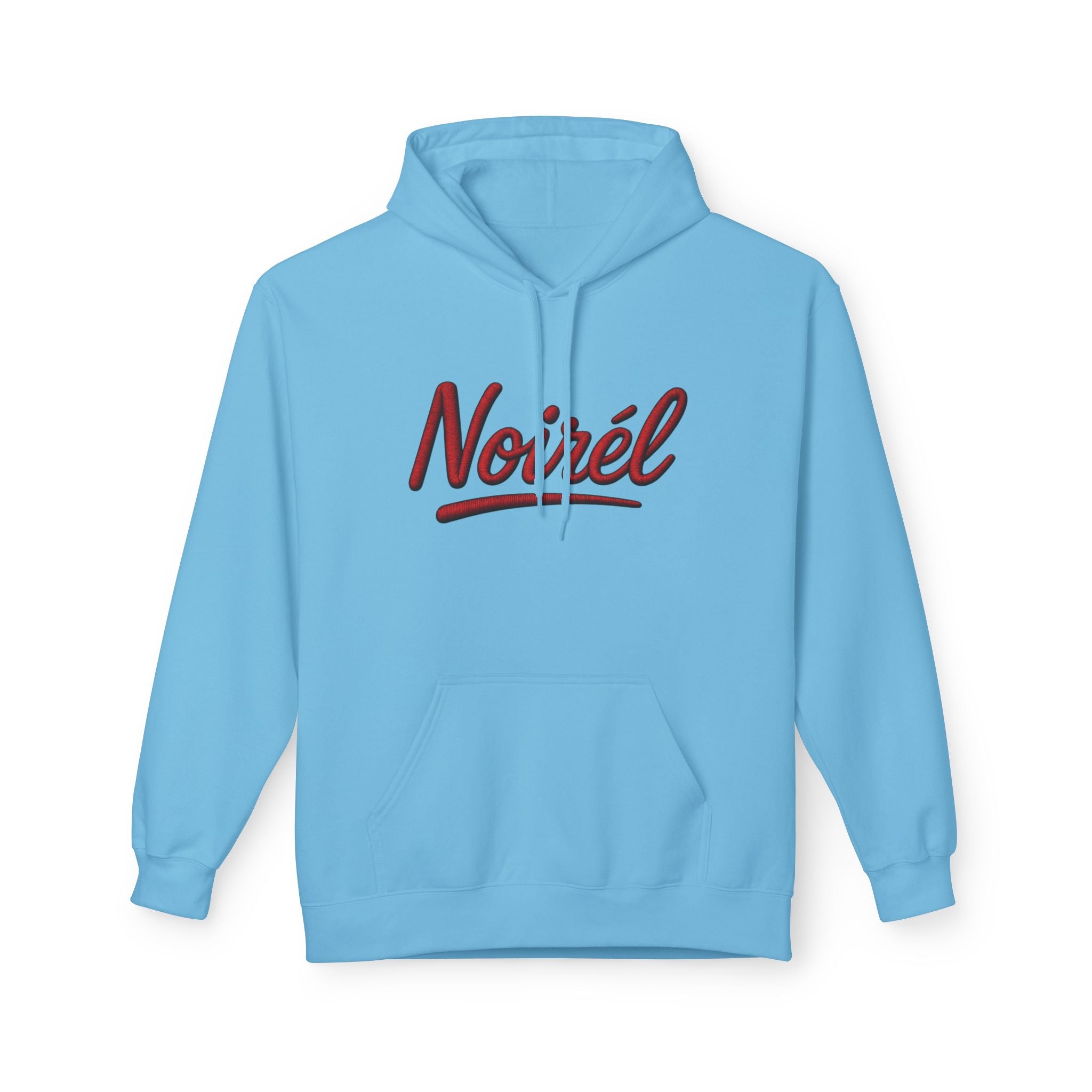 NOIRÉL Hoodie – Script Logo Red Print