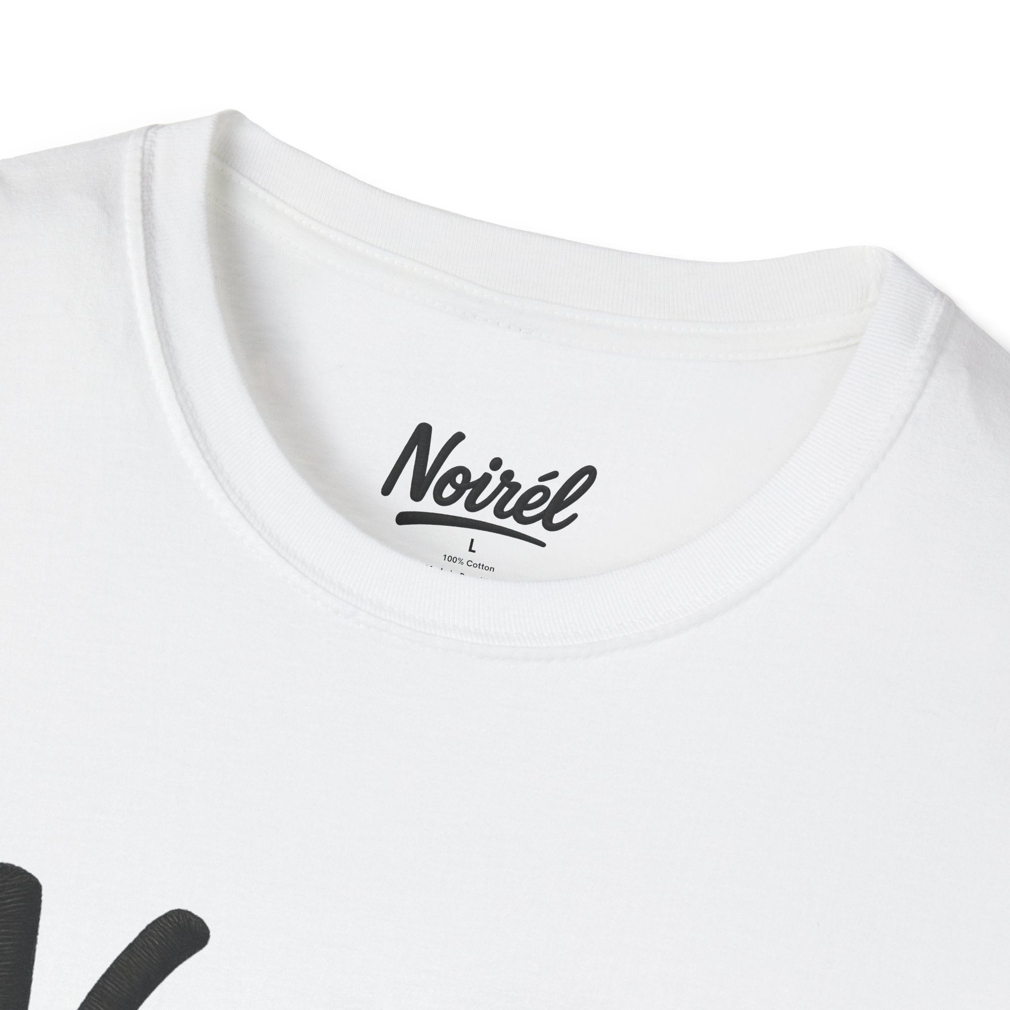 Noirél Script T-Shirt — Minimal Vintage Logo Tee