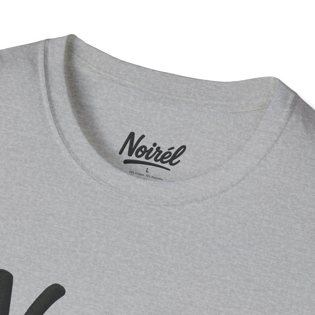 NOIRÉL T-Shirt – Black Script Print