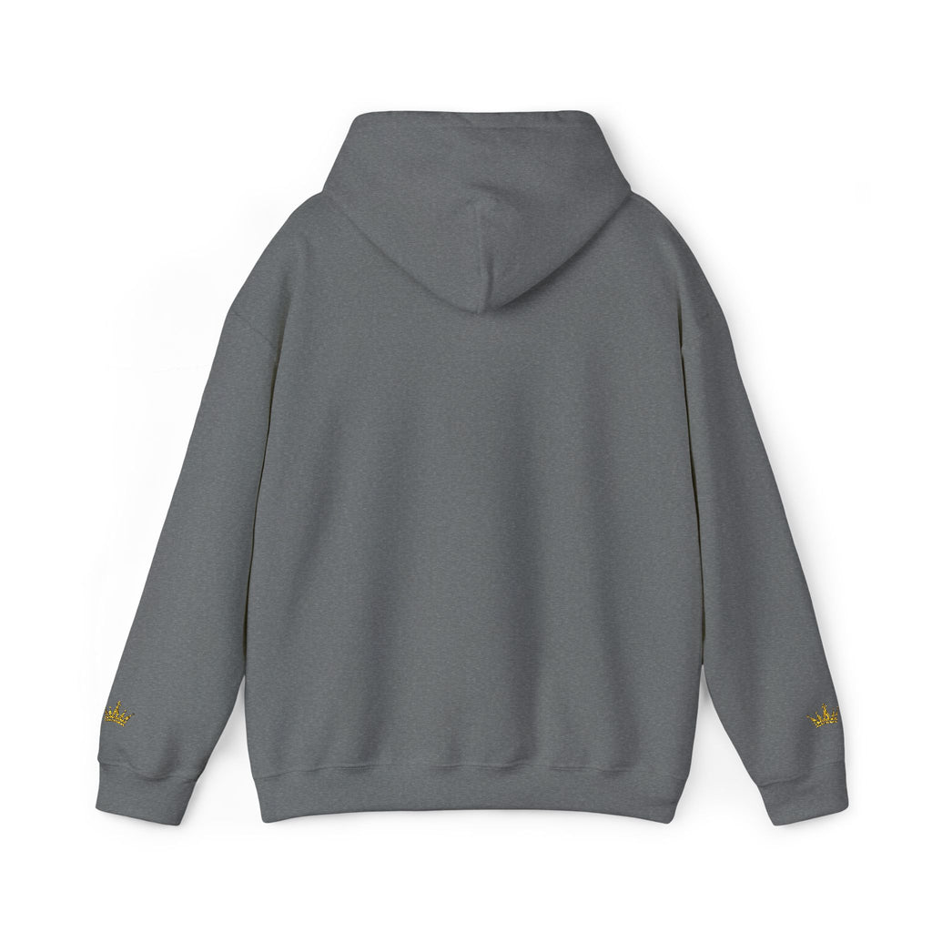 NOIRÉL Script Hoodie – Gold gesticktes Logo