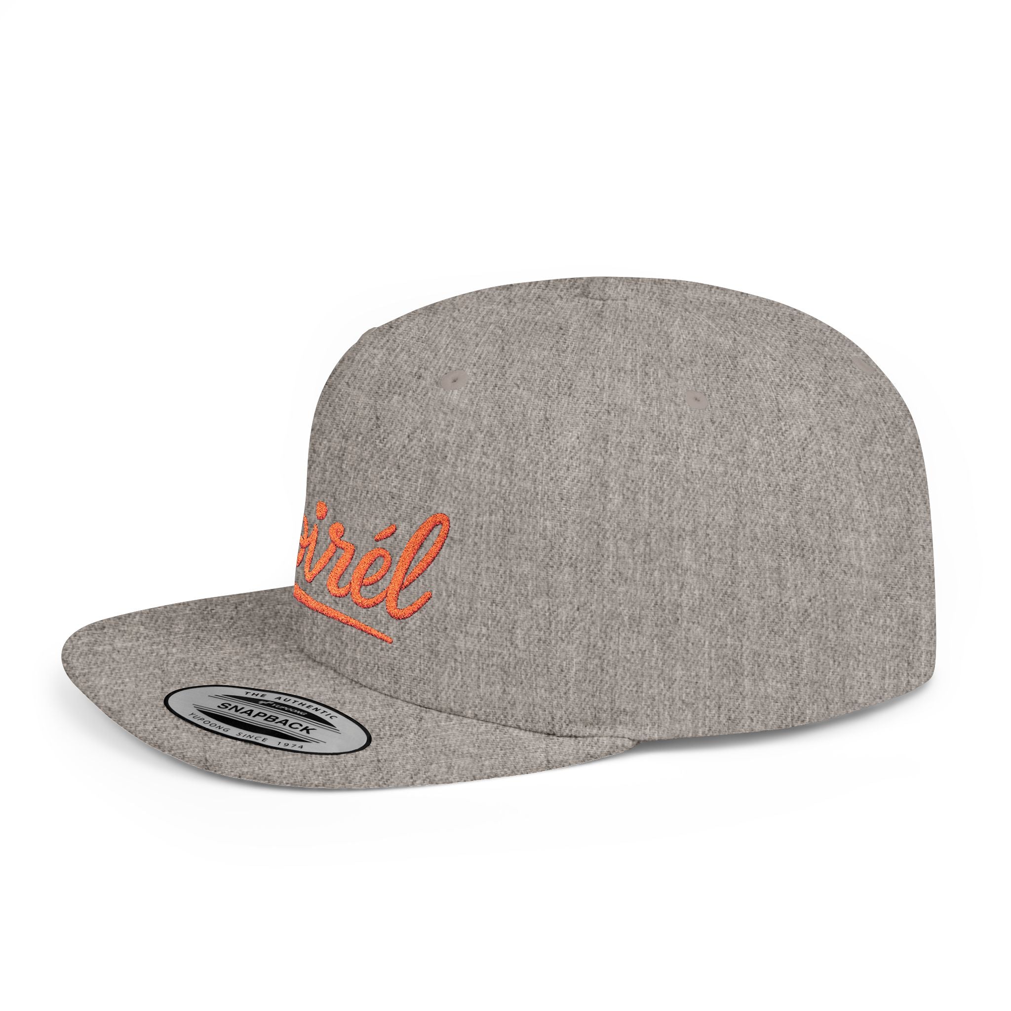 Snapback Hat — Noirél Embroidered Flat Bill Cap 