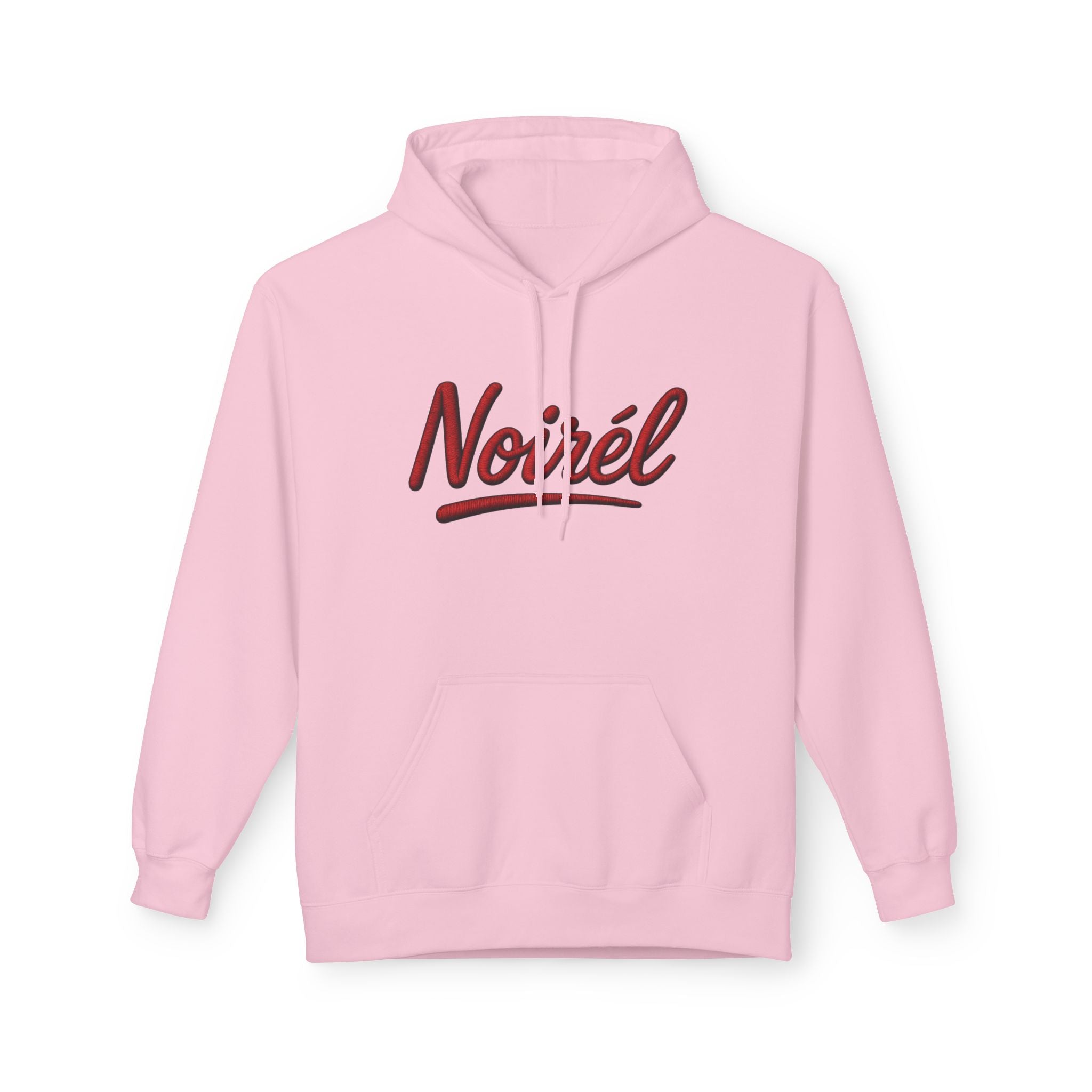 NOIRÉL Hoodie – Script Logo Red Print