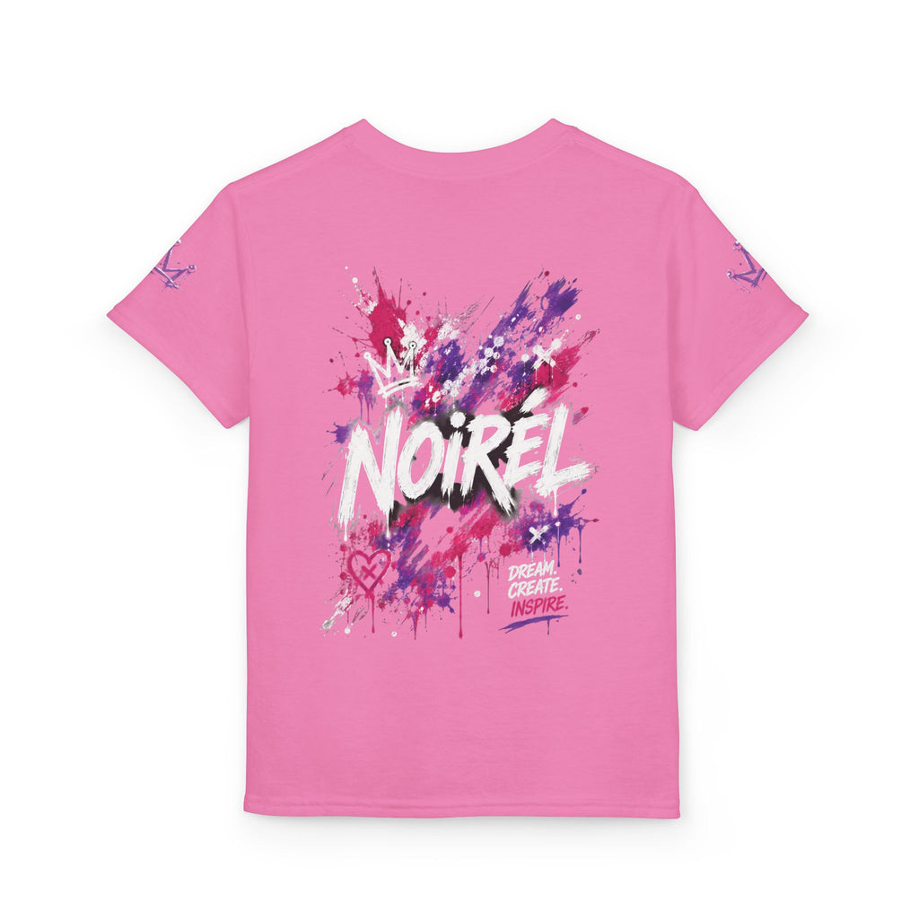 Noirel Kinder T-Shirt – Purple Crown Graffiti Tee