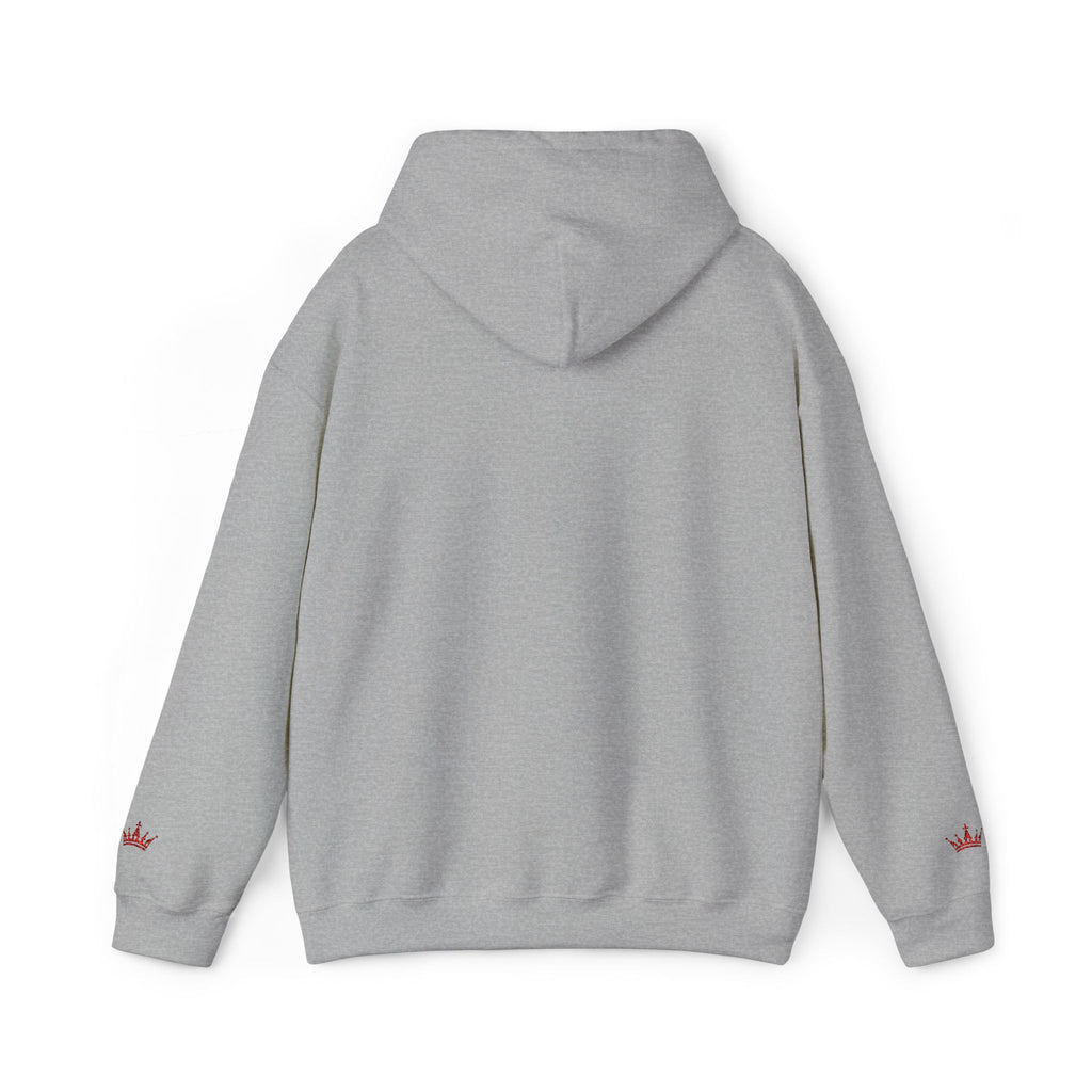 NOIRÉL Script Hoodie – Rot gesticktes Logo