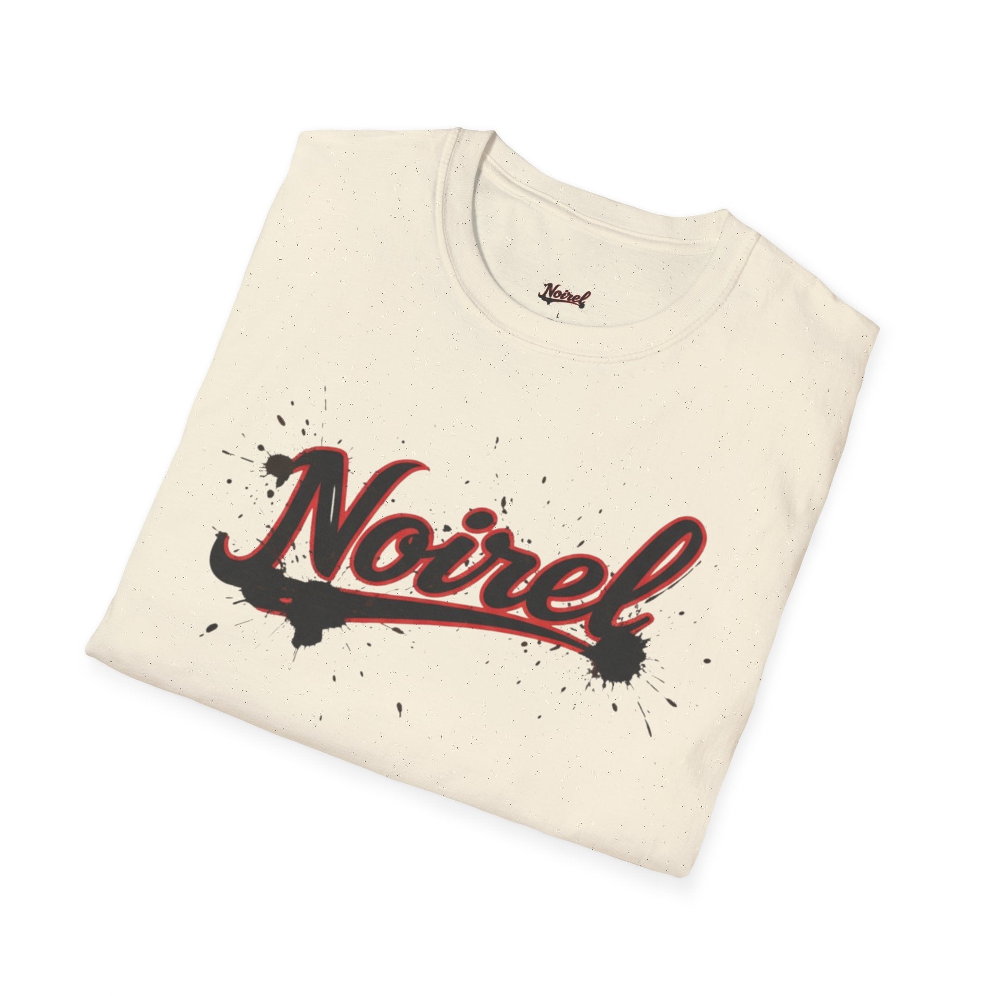Noirel Script T-Shirt – Retro Brush Logo Tee