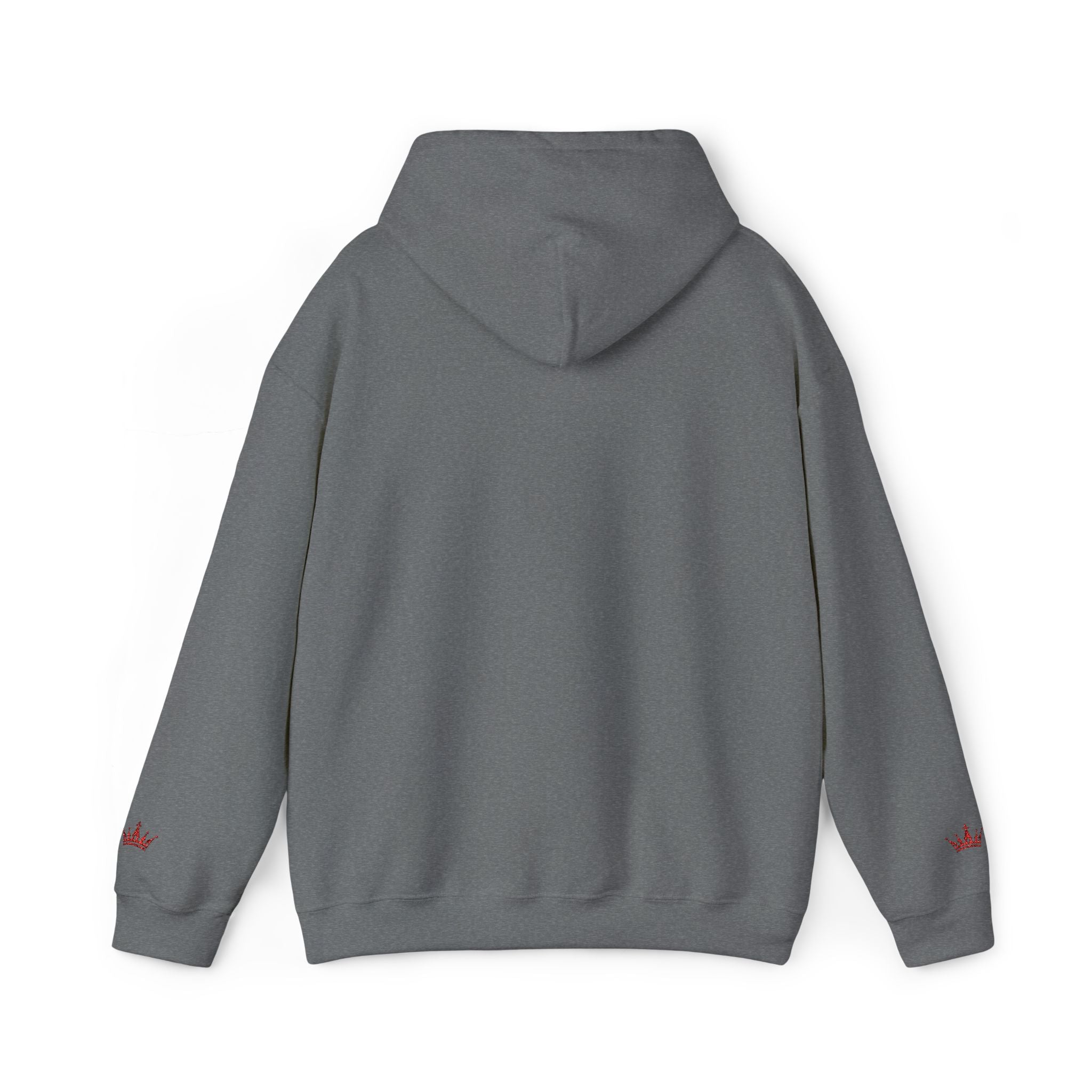 NOIRÉL Script Hoodie – Rot gesticktes Logo
