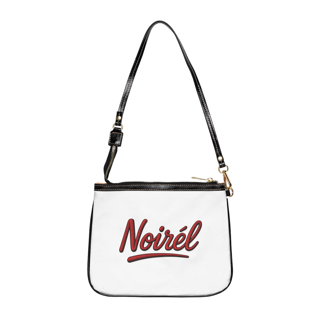 Noirél Shoulder Bag — Retro Script Small Crossbody Purse