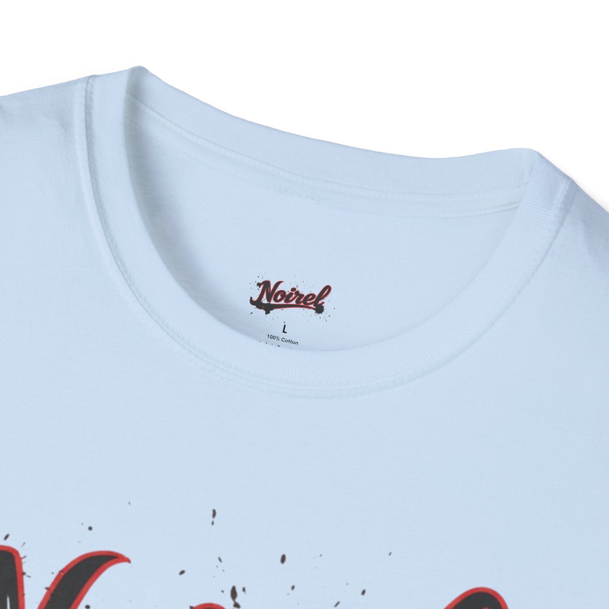 Noirel Script T-Shirt – Retro Brush Logo Tee