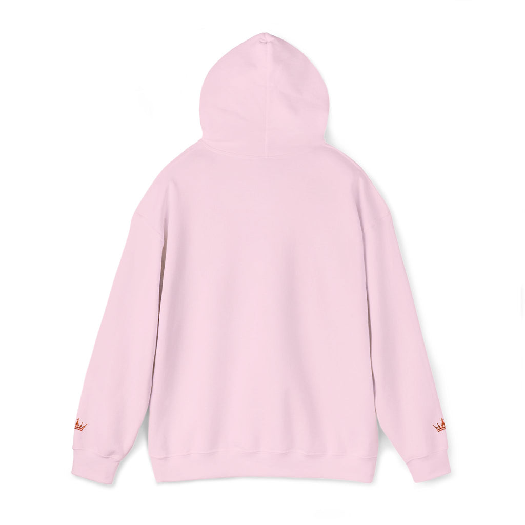 NOIRÉL Script Hoodie – Orange gesticktes Logo