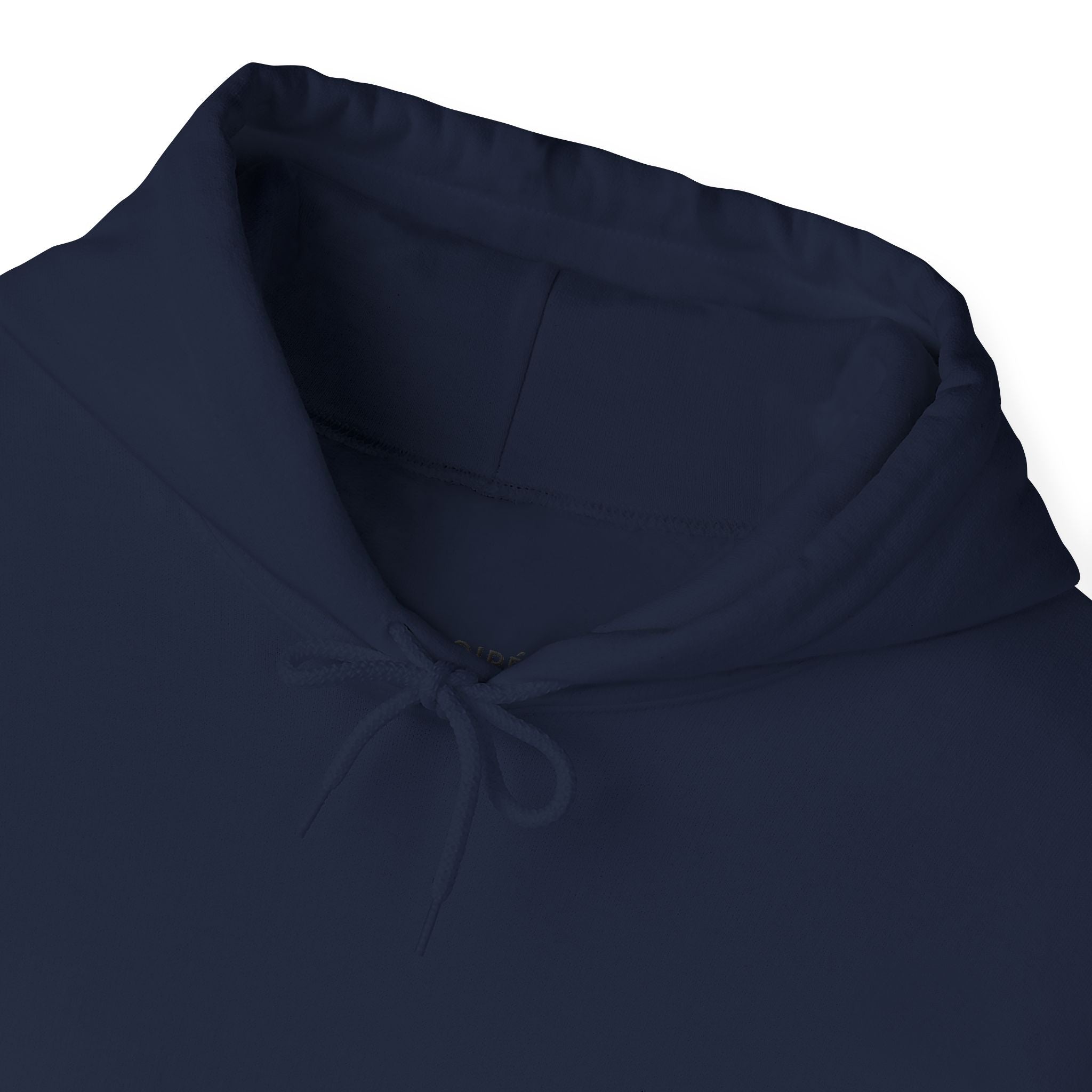 NOIRÉL Script Hoodie – Schwarz gesticktes Logo