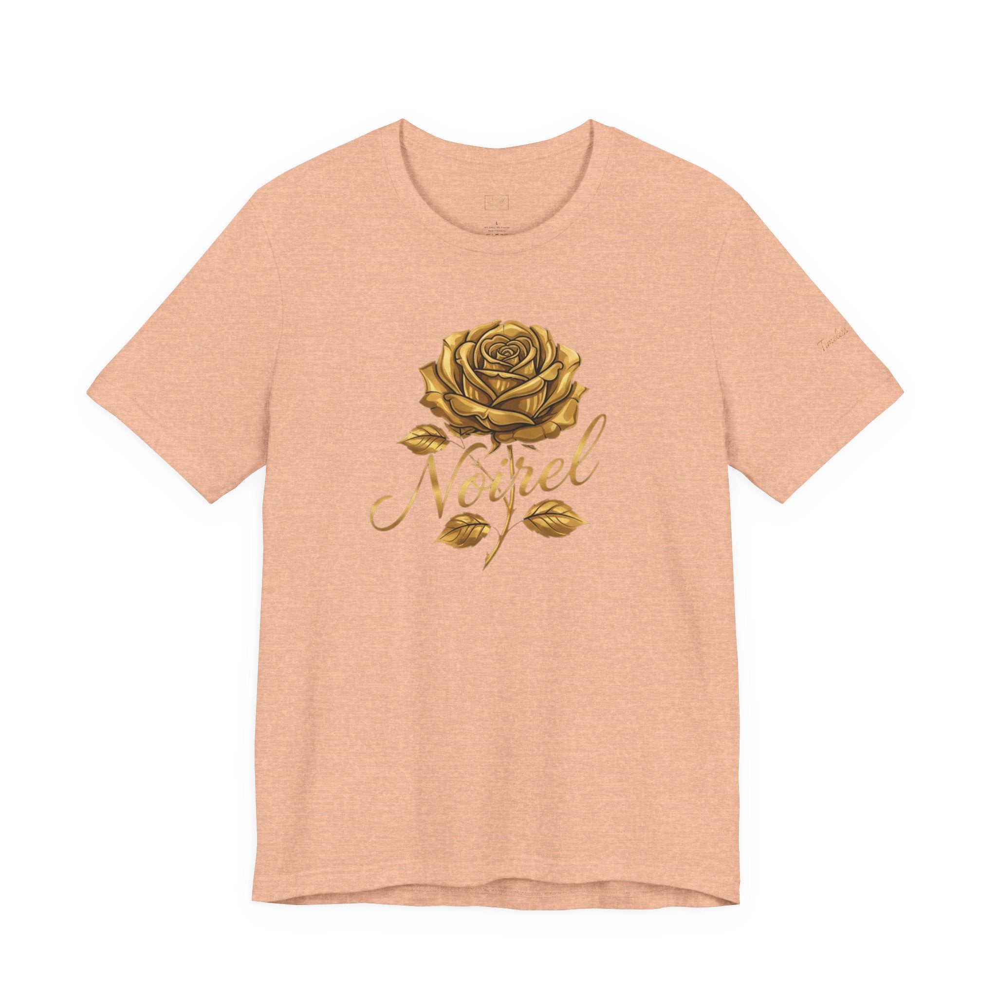 NOIRÉL T-Shirt – Gold Rose Angel