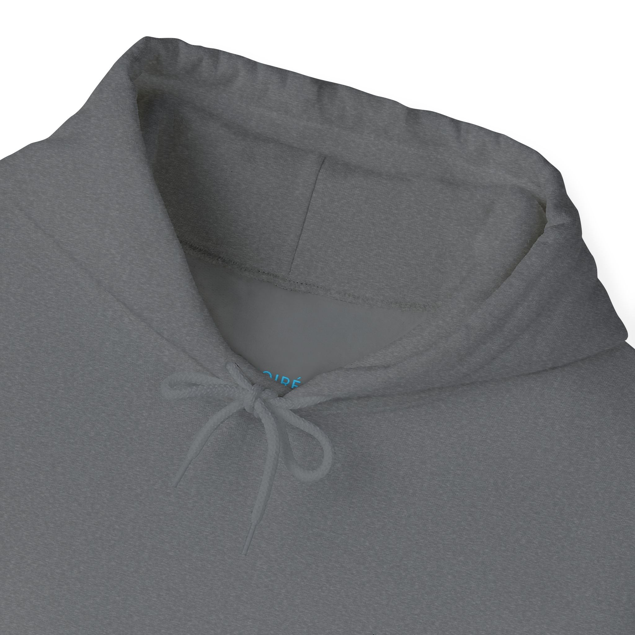 NOIRÉL Script Hoodie – Hellblau gesticktes Logo