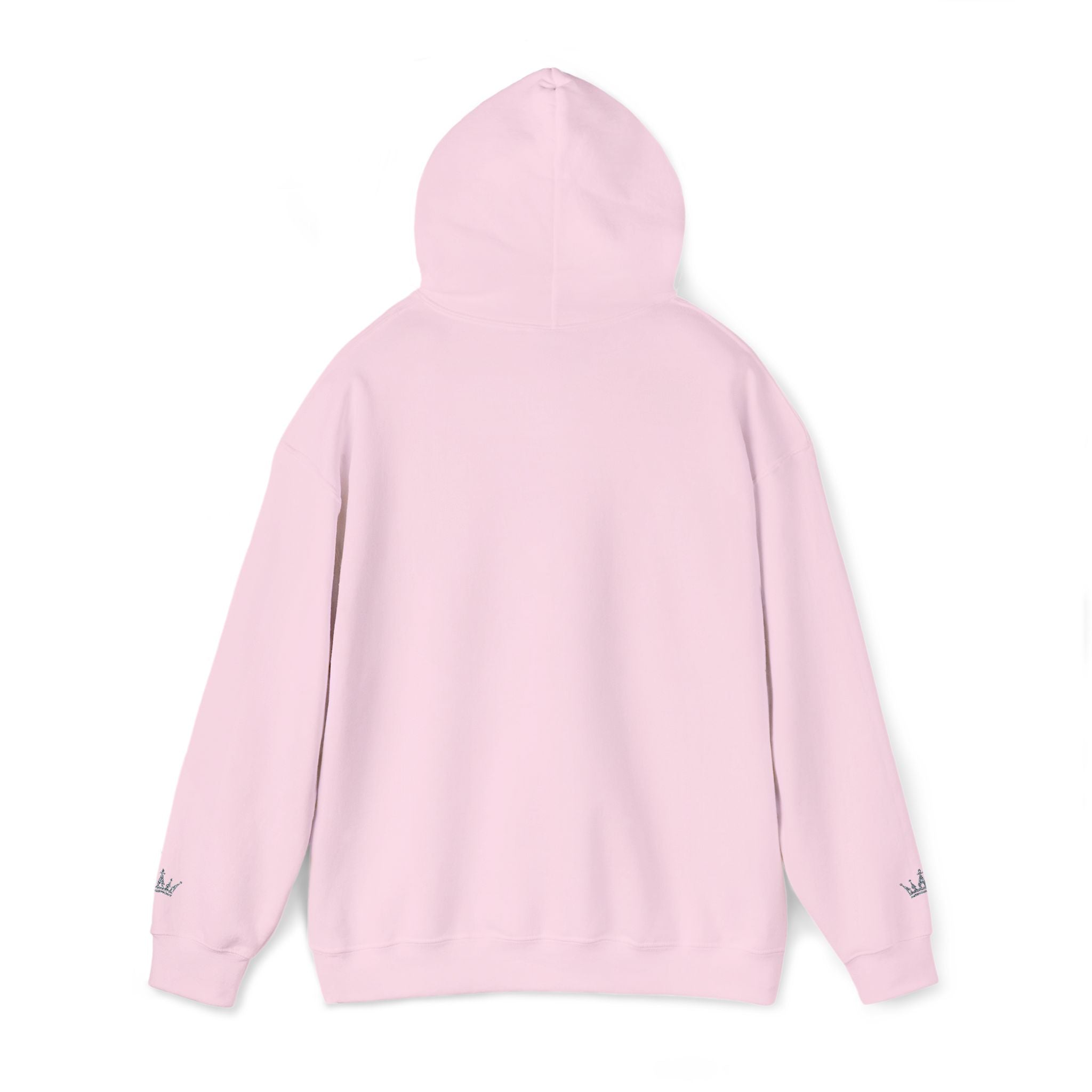 NOIRÉL Script Hoodie – Hellblau gesticktes Logo