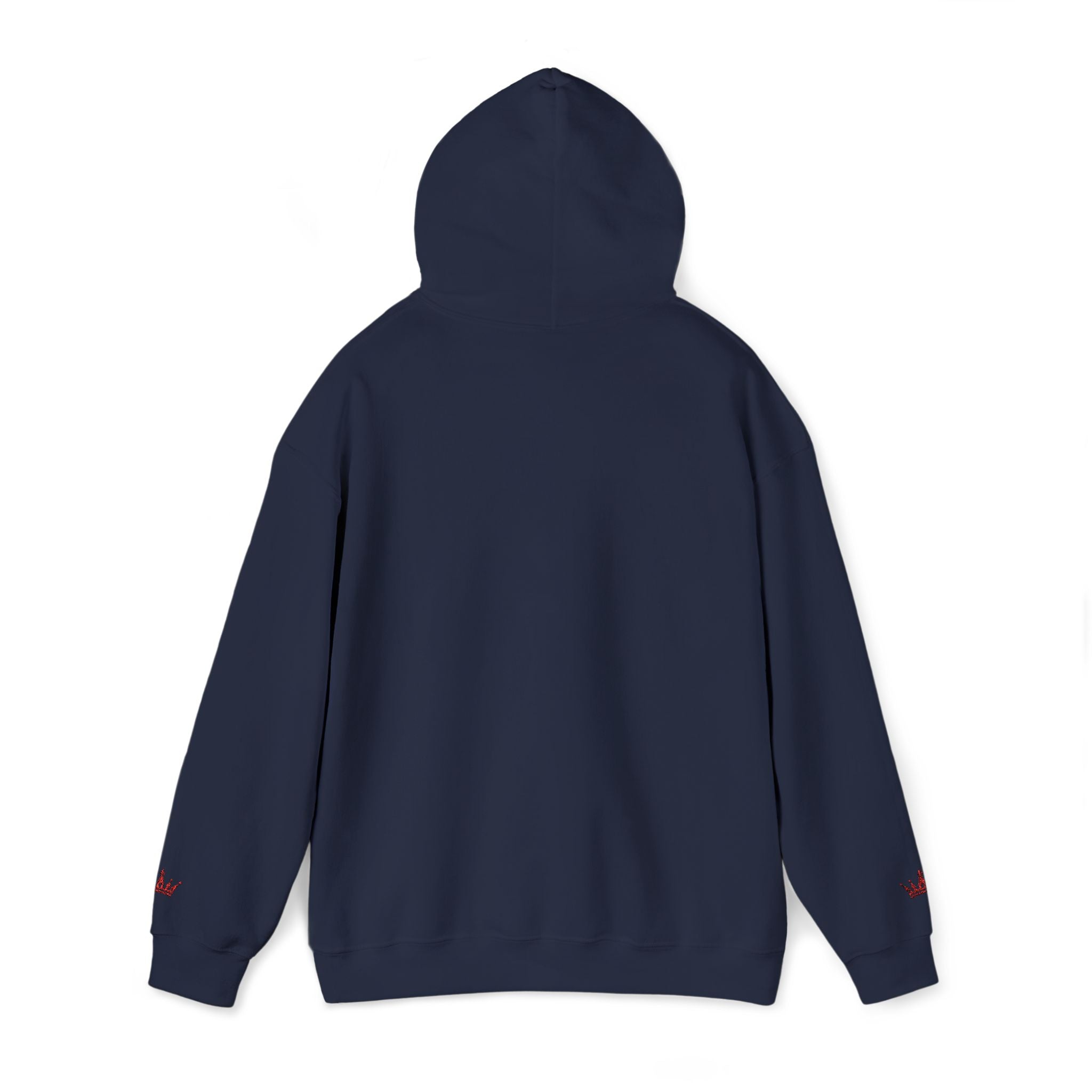 NOIRÉL Script Hoodie – Rot gesticktes Logo