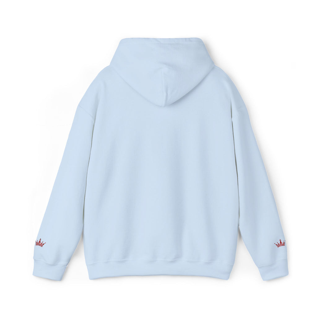 NOIRÉL Script Hoodie – Rot gesticktes Logo
