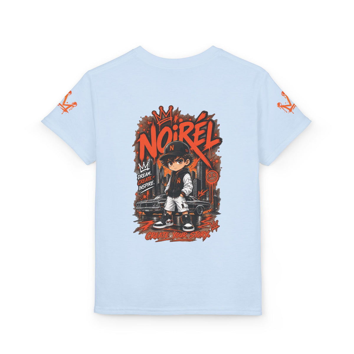 Noirel Kinder T-Shirt – Urban Graffiti Anime Tee