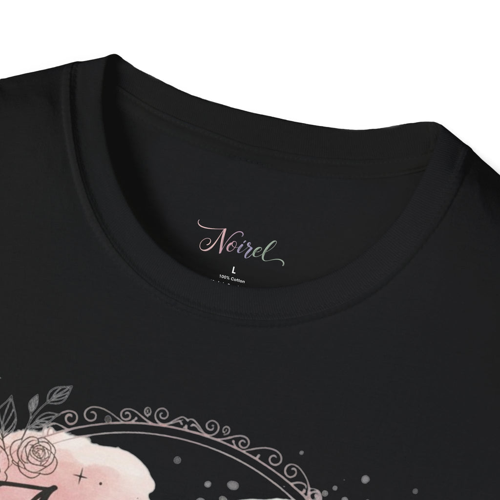 Noirel Watercolor Script T-Shirt — Feminine Name Graphic Tee 