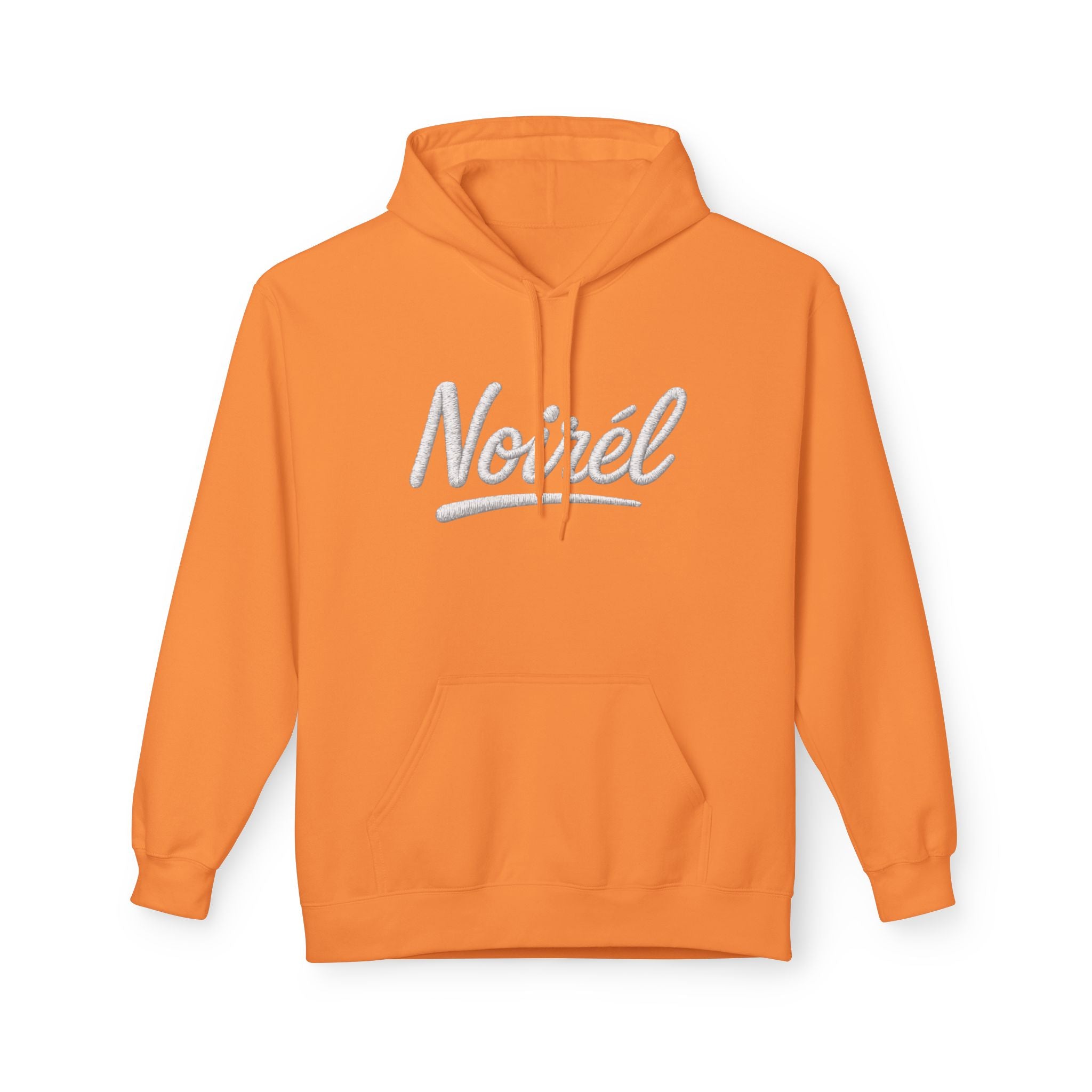 NOIREL Hoodie – white Script Print