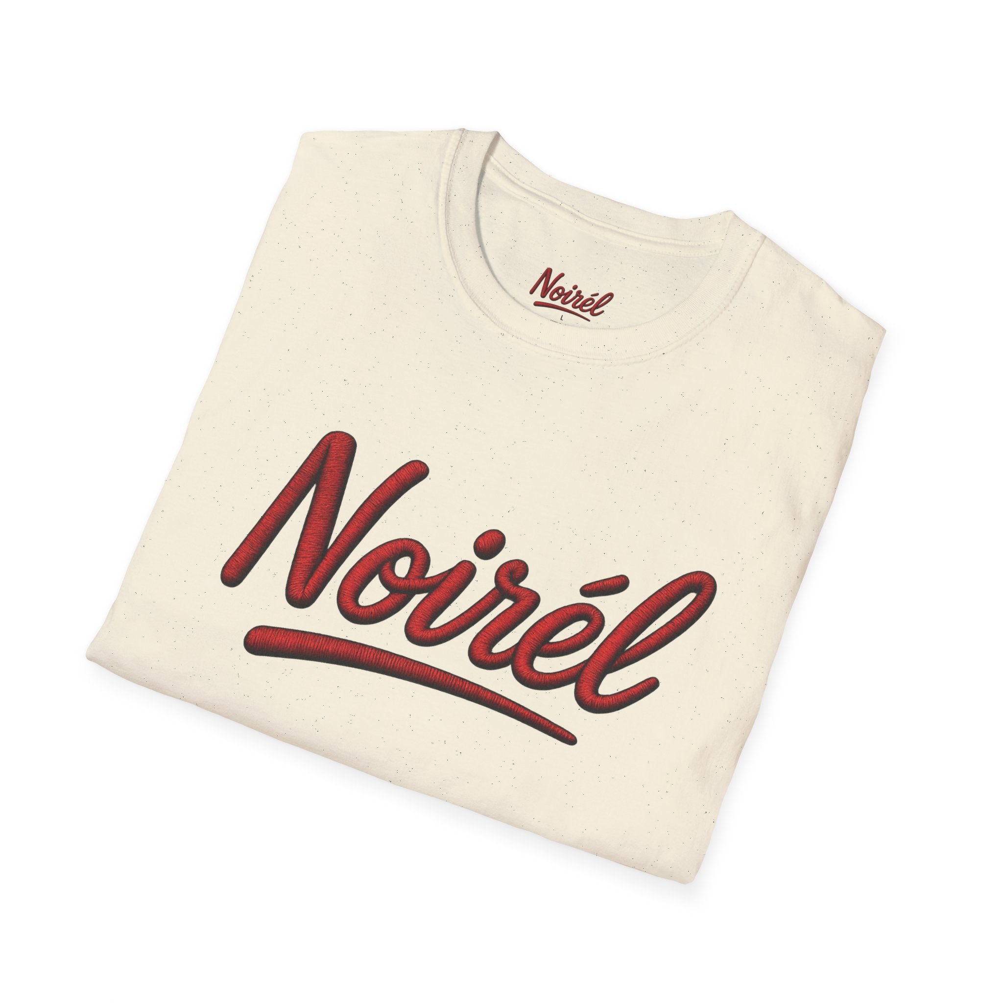 NOIRÉL T-Shirt – Red Script Print