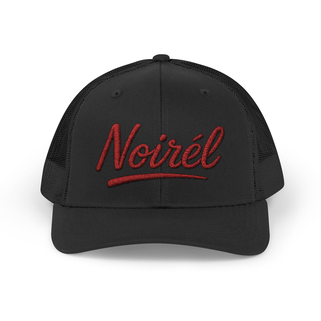NOIRÉL Trucker Cap – Red Script