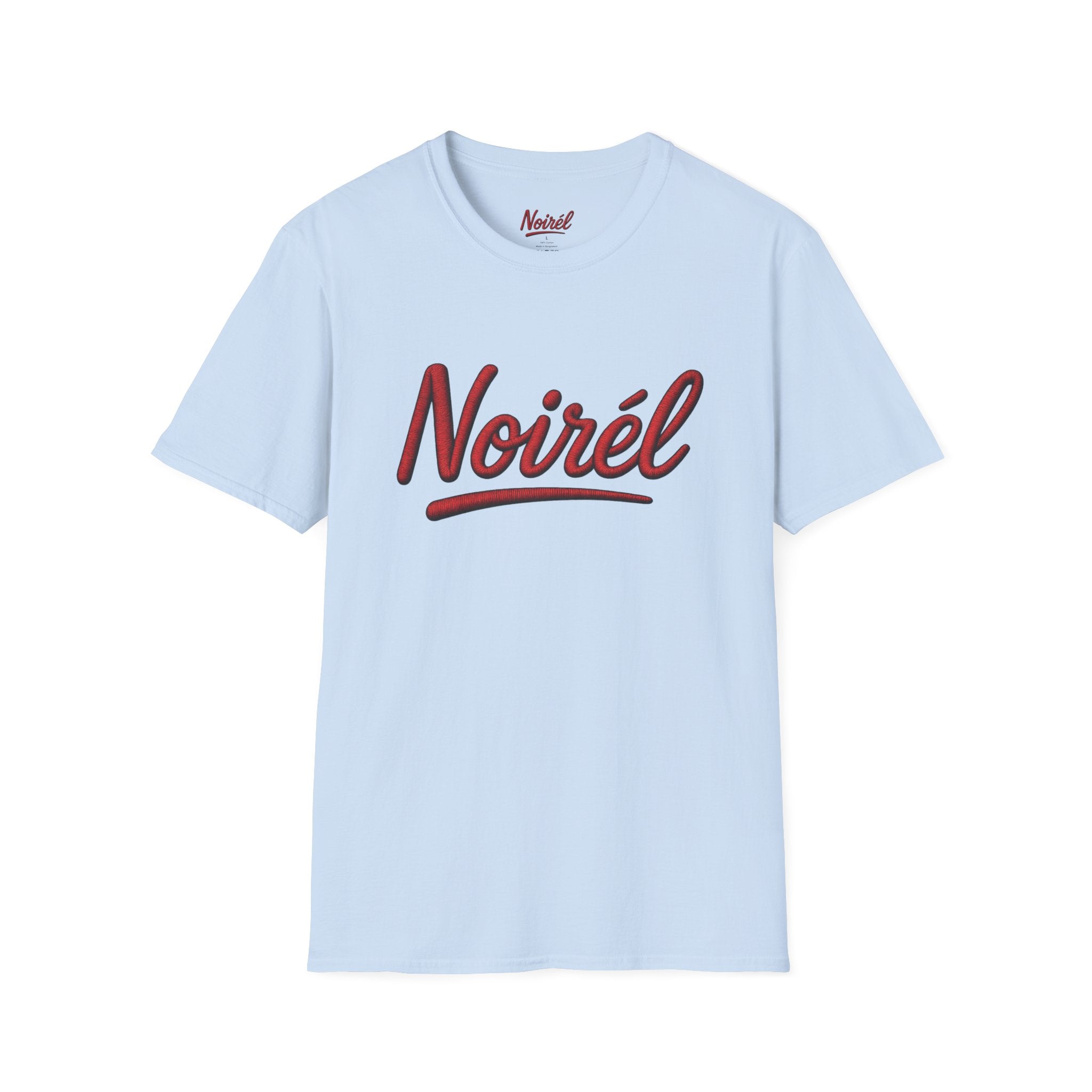 T-Shirt - 'Noirél' Retro Script Graphic Tee