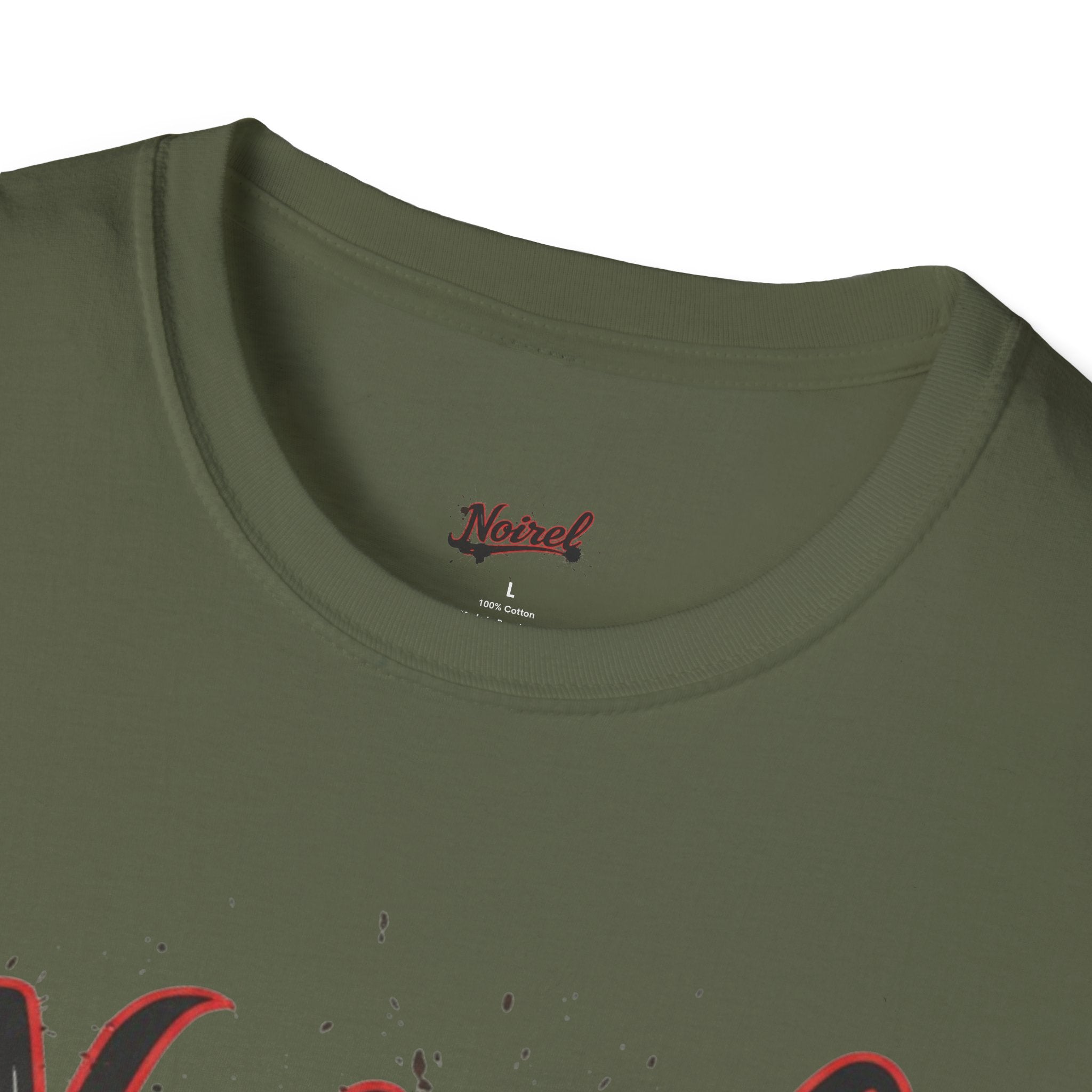 Noirel Script T-Shirt – Retro Brush Logo Tee