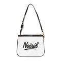 Noirél Small Shoulder Bag — Chic Script Logo Crossbody Purse