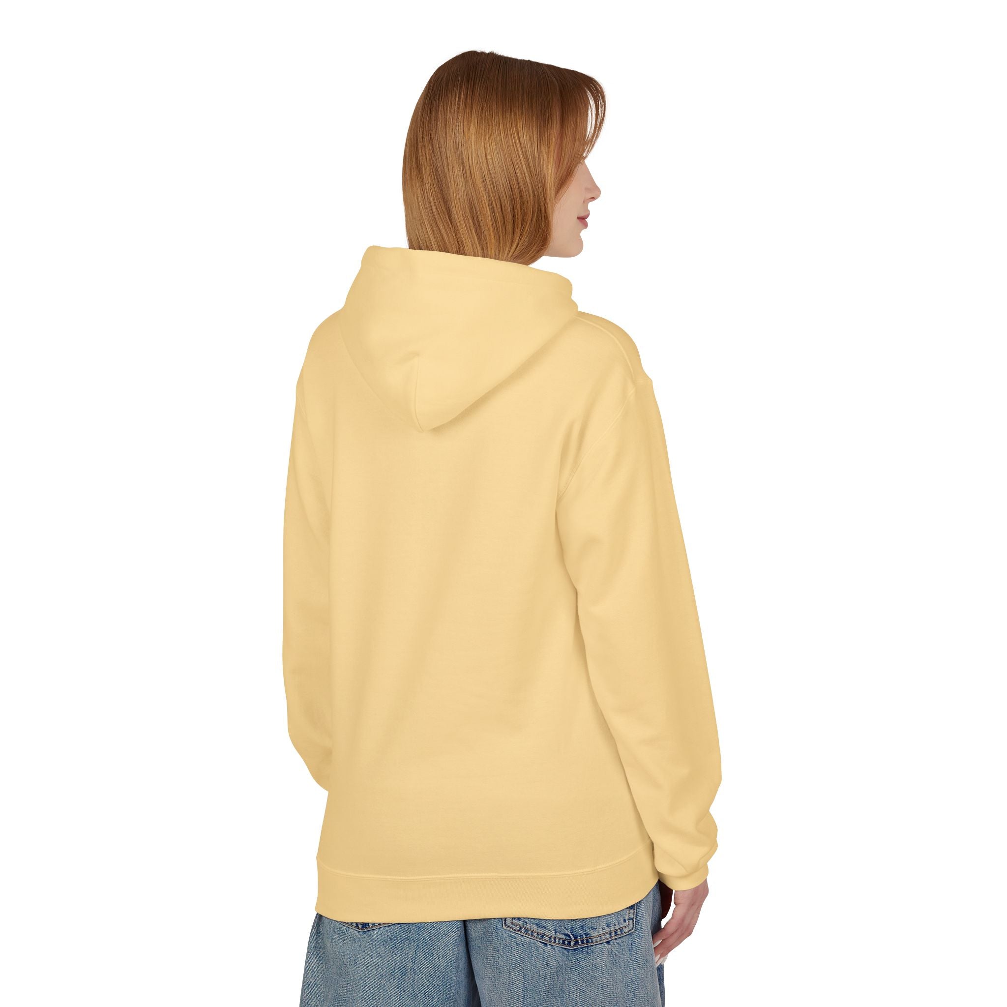 NOIREL Hoodie – white Script Print