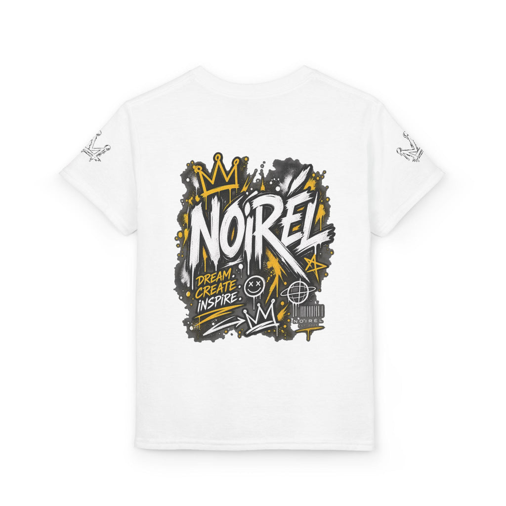 Noirel Kinder T-Shirt – „Graffiti Crown“ Urban Streetwear Tee