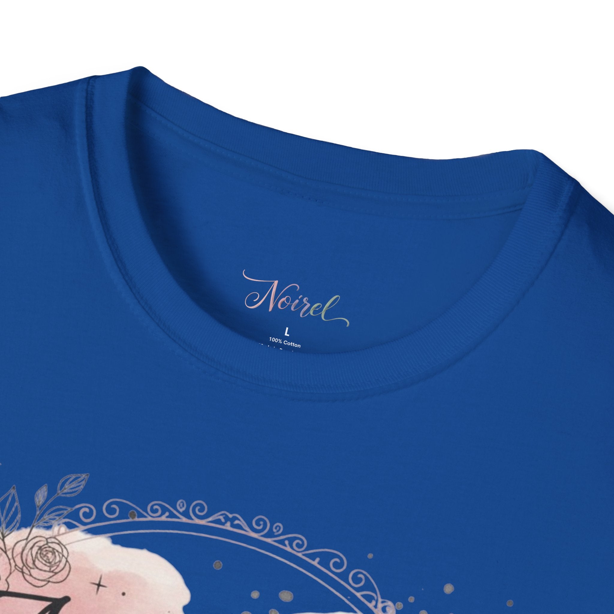 Noirel Watercolor Script T-Shirt — Feminine Name Graphic Tee 
