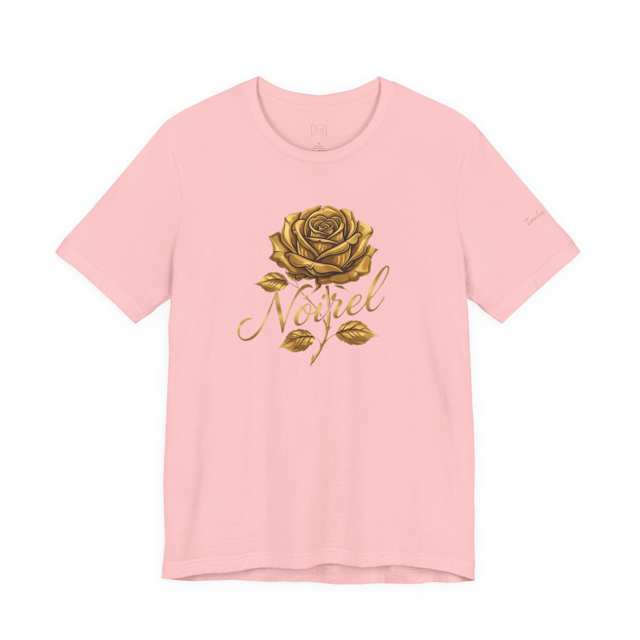 Gold Rose 'Angel' T‑Shirt — Vintage Floral Graphic Tee