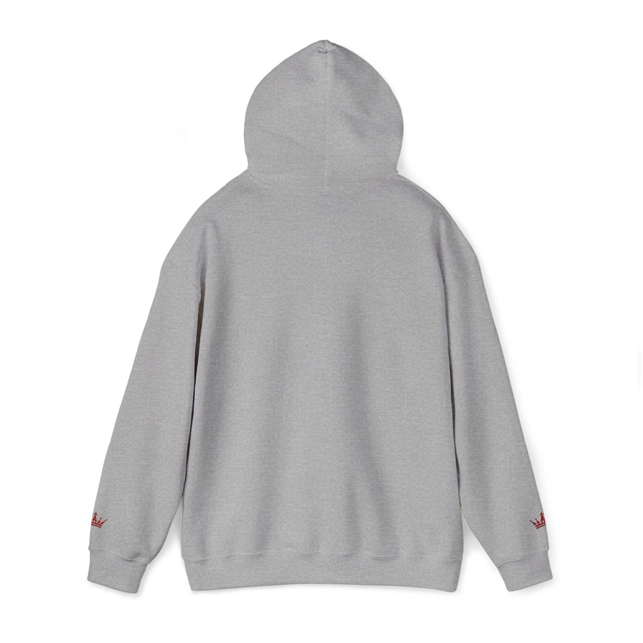 NOIRÉL Script Hoodie – Rot gesticktes Logo
