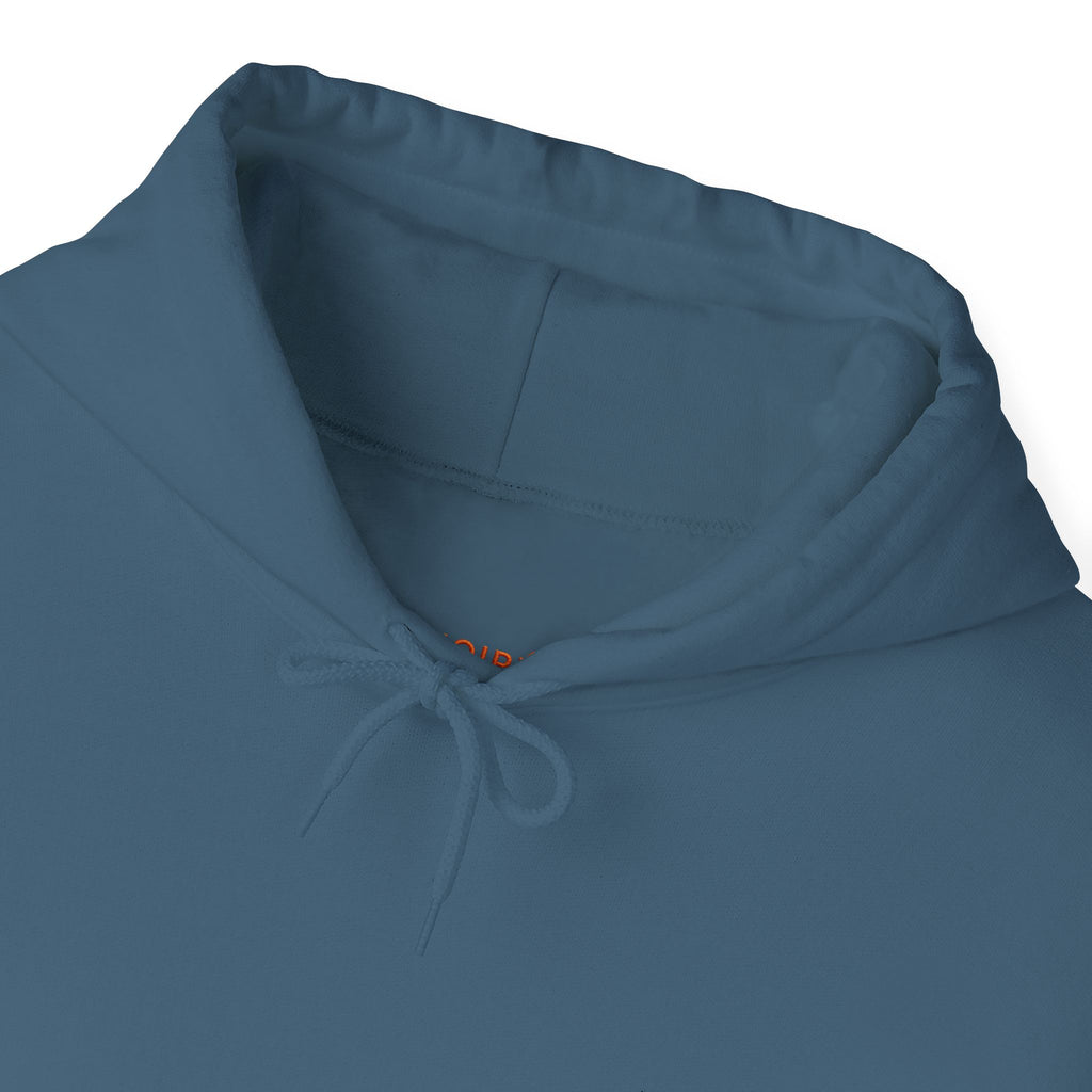 NOIRÉL Script Hoodie – Orange gesticktes Logo
