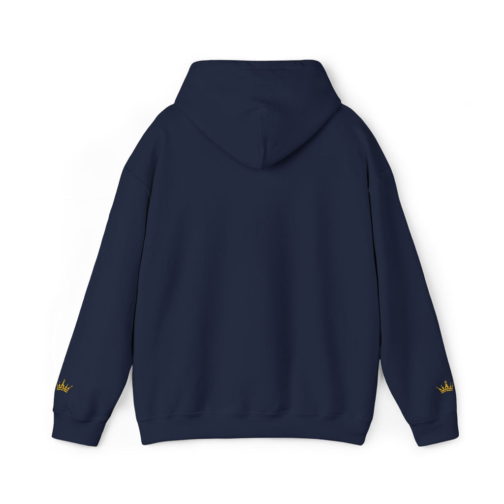 NOIRÉL Script Hoodie – Gold gesticktes Logo