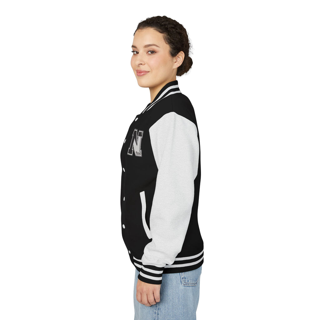 NOIRÉL Varsity Jacket – Black White