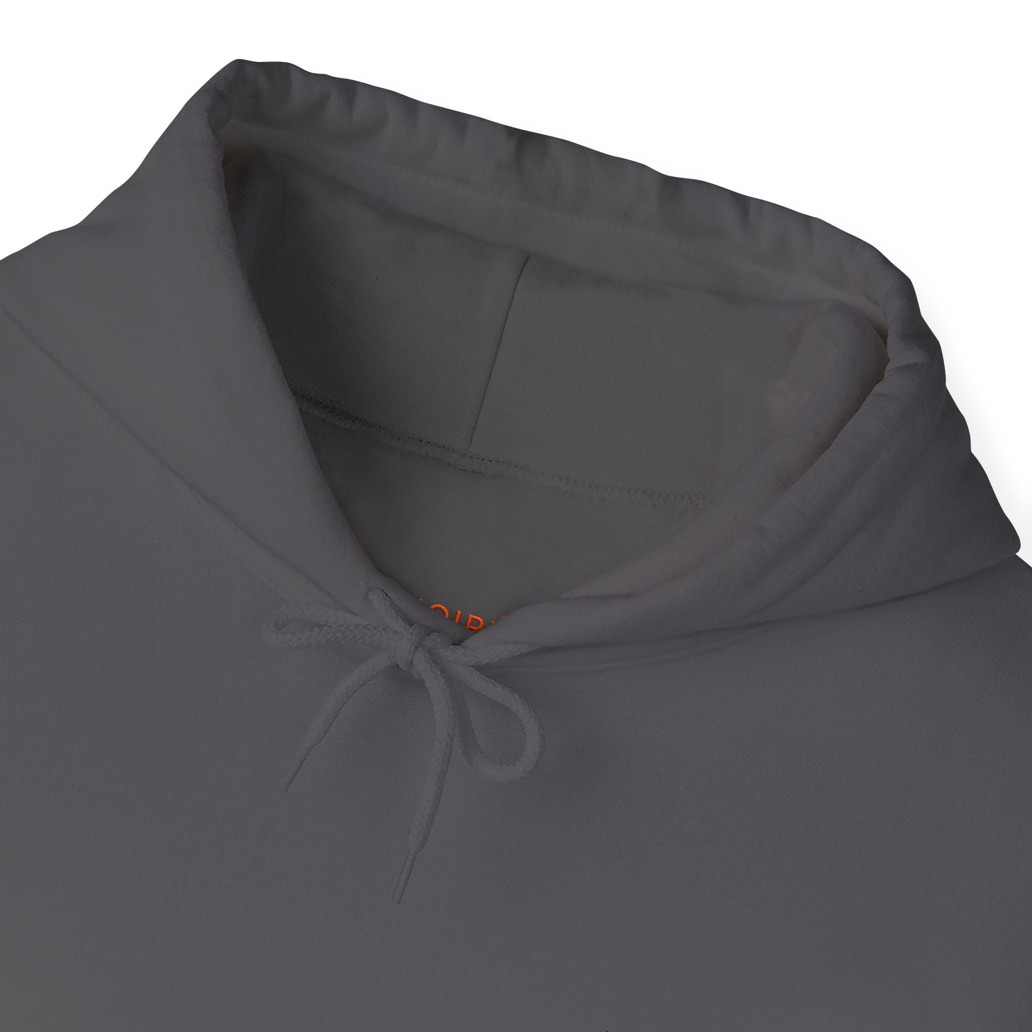 NOIRÉL Script Hoodie – Orange gesticktes Logo