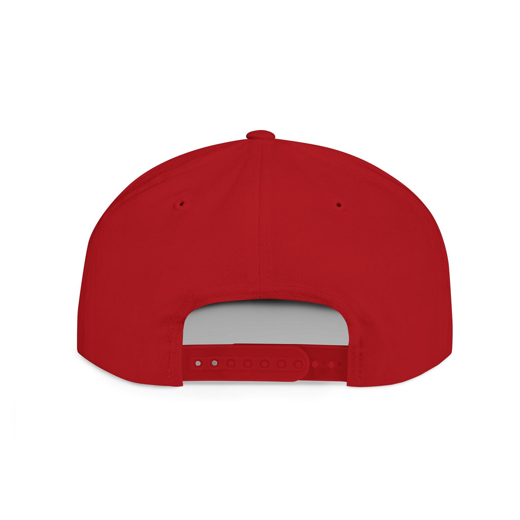 Snapback Hat — Noirél Embroidered Flat Bill Cap 